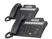 Panasonic KX TS4100B 4 Line Expandable Corded Phone W Wall Mount Included 2 Pack