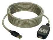tripp lite D77685 Tripp Lite U026 016 16ft 5M USB2.0 A A Active Extension Repeater Cable 16 Feet