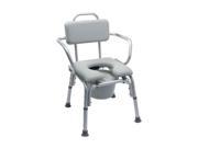 Lumex Platinum Collection Deluxe Padded Commode Bath Seat w Arms Padded Commode Bath Seat w Arms