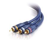 C2G 29109b C2G Cables to Go 29109 Velocity RCA Video Audio Cable Blue 50 Feet 15.24 Meters