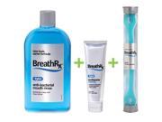 BreathRx DIS364 DIS363 TongueScraper Anti Bacterial Mouth Rinse Kit