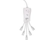 Accell D080B 009K Accell PowerSquid 600 Joules Surge Protector and Power Conditioner 5 1.80 kVA 600 J 120 V AC Input 120 V AC Output
