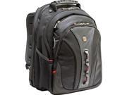 SwissGear WA 7329 14F00 Swissgear Legacy Backpack. Fits up to 15.6in Laptop Black Checkpoint Friendly Polyester Vinyl