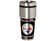 Great American Products Pittsburgh Steelers Travel Tumbler Stainless Steel 16 oz. Travel Tumbler