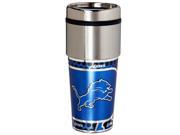 Great American Products Detroit Lions Travel Tumbler Stainless Steel 16 oz. Travel Tumbler