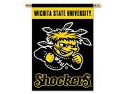 Bsi Products Inc Wichita State 2 Sided Banner with Pole Sleeve Banner
