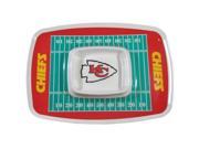 Siskiyou Sports Kansas City Chiefs Chip And Dip Tray Chip and Dip Tray