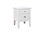 Langlor White Two Drawer Night Stand B592 92 Signature Design by Ashley
