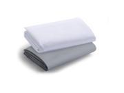 Graco Travel Lite Crib Sheets 2 Pack Quarry Bright White Crib Sheet