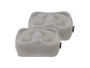 Travelon Inflatable Foot StoolGray 2 Pack Inflatable Foot Stool