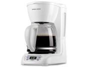 Black Decker DLX1050WW Black Decker DLX1050W 12 Cup Programmable Coffeemaker with Glass Carafe White