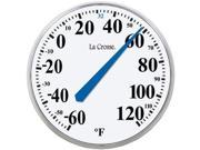 La Crosse Technology LCR104114W w 13.5 Inch Round Thermometer