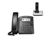Polycom VVX 310 2200 46161 025 w 5 Wireless Handsets 6 line Entry Level Business Media Phone with Gigabit Ethernet