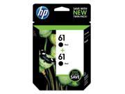 Hewlett Packard CZ073FN 140 HP 61 Ink Cartridge Black Inkjet 190 Page 2 Pack