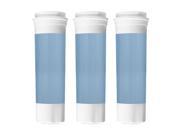 EcoAqua Replacement Fisher Water Filter for RF540A RF540ADUX RF610A RF610ADUM RF610ADUSX4 RF610ADUSX5 RF610ADUX 3 Pack