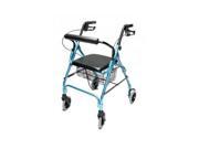 Lumex Walkabout Lite Aqua 4 Wheel Rollator