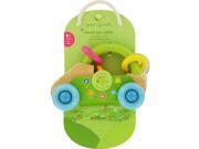 Green Sprouts Car Rattle Natural Wood 6 Months Plus 1 Count Toys