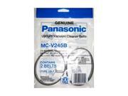Panasonic MC V245B Pack Of 2 Replacement Vacuum Belt For MC 6210 MC 6230 MC 6255