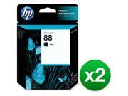 HP 88 Black Original Ink Cartridge C9385AN (2-Pack) HP 88 Black Ink Cartridge - Black - Inkjet - 820 Page - 1 Pack HP 88 Black Original Ink Cartridge C9385AN (2-Pack) HP 88 Black Ink Cartridge - Black - Inkjet - 820 Page - 1 Pack