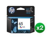 HP 65 TriColor Original Ink Cartridge N9K01AN (2-Pack) Ink Cartridge HP 65 TriColor Original Ink Cartridge N9K01AN (2-Pack) Ink Cartridge