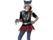 Tween Punk Werewolf Girls Monster Halloween Costume Medium