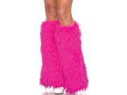Hot Pink Furry Leg Warmers