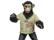 Kids Boys Scary Zombie Chimpanzee Chimp Halloween Costume