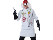 Mad Scientist Evil Doctor Adult Scary Halloween Costume Medium