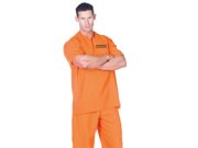 Mens Prisoner Jail Inmate Convict Halloween Costume