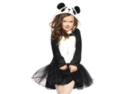 Girls Pretty Panda Costume