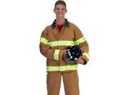New Mens Deluxe Rescue 911 Firefighter Costume Helmet