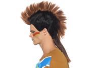 Mohican Mohawk Native American Indian Adult Brown Wig