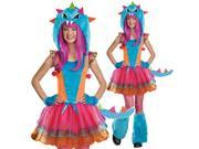 Teen Tween Girls Rainbow Monster Halloween Costume