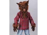 Kids Boys Scary Werewolf Wolf Man Halloween Costume