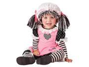 Infant Pink Baby Doll Halloween Costume