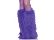 Purple Furry Leg Warmers