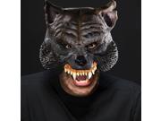 Mens New Adult Manwolf Werewolf Chinless Face Mask