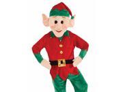 Christmas Elf Santa Helper XMAS Plush Parade Mascot Costume