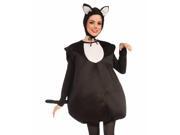 Adult Black Cat Kitten Animal Mens Womens Halloween Costume