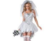 Zombie Undead Bride Sexy Adult Halloween Costume