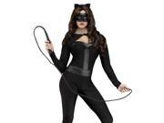 Sexy Black Cat Jumpsuit Woman Halloween Costume