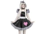 Sexy Gothic Broken China Doll Scary Halloween Costume