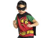 Kids Boys Teen Titans Robin Halloween Costume Shirt Top