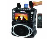 Karaoke USA GF829 Portable DVD CD G MP3 G Karaoke System with 7 Screen Recording
