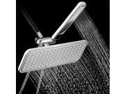 AKDY® Bathroom Luxury Rainfall Style Dual Shower Head Set Handheld Over Head Shower Combo