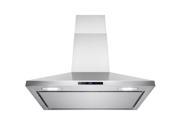AKDY 36 Stainless Steel Wall Mount LED Touch Display Screen Control Range Hood Cooking Vent