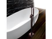 AKDY 42 Freestanding Bathtub Faucet Floor Mount Tub Filler Handheld Bath Wand Shower Lever Bathroom