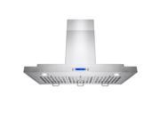 AKDY 30 Stainless Steel Wall Mount Range Hood Display Light Lamp Baffle Filter Ductless Vented Cooking Fan Stove Kitchen Vents