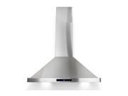 AKDY 30 AK 631 30 Euro Style Stainless Steel Wall Mount Range Hood