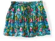 Aeropostale Womens Lined Pleated Floral Mini Skirt 163 L